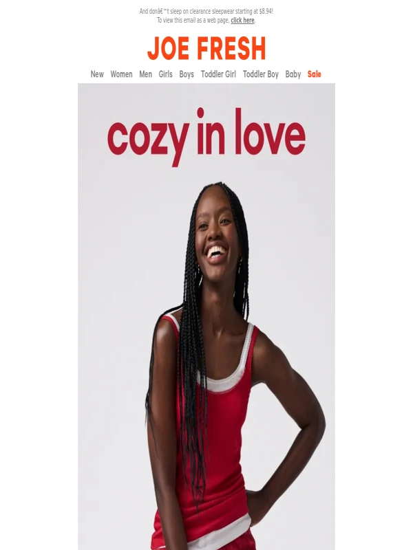 Joe Fresh - Cupid Calling: The Valentine's Shop is LIVE! ?