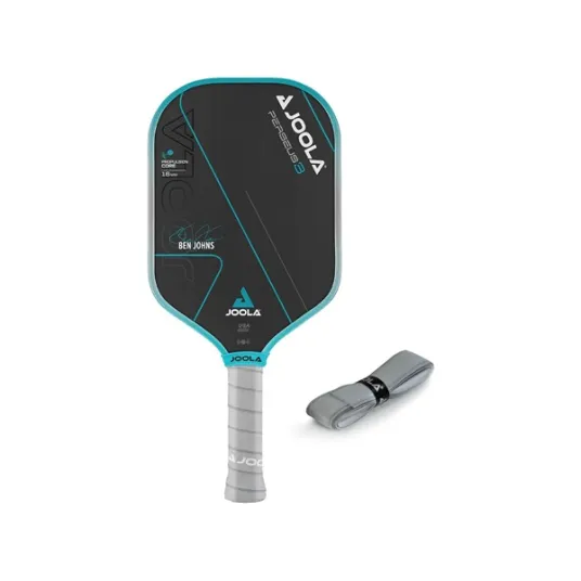 Joola Ben Johns Perseus 3 pickleball paddle with replacement grip