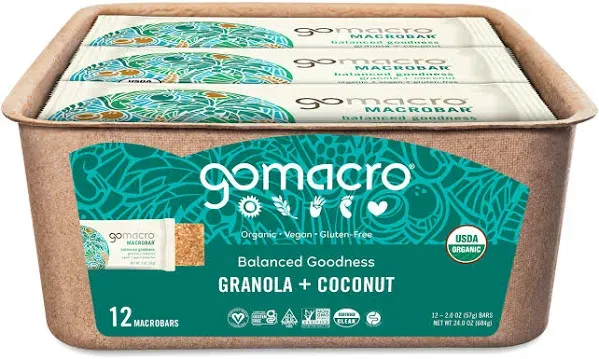 Gomacro Macrobar Granola Coconut