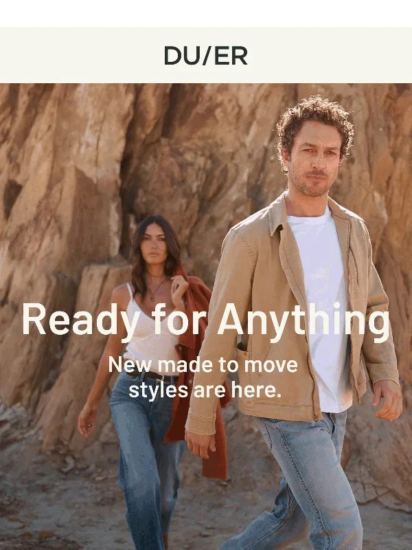 DUER - New Styles Built for Every Move