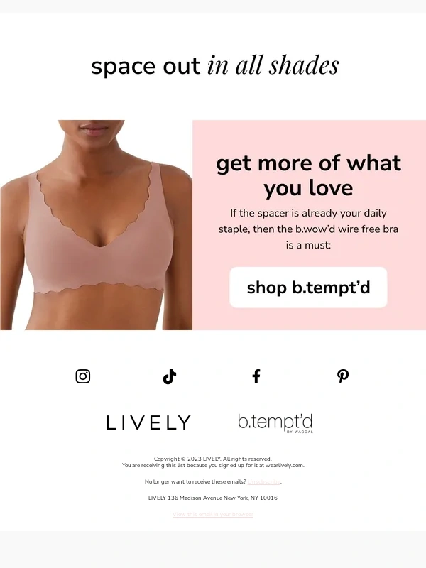 LIVELY - Our Spacer Sister ?‍♀️ 80% Off Right Now