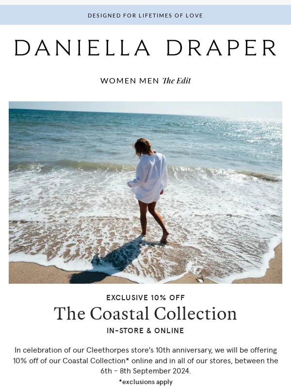 Daniella Draper - 10% OFF COASTAL COLLECTION ?