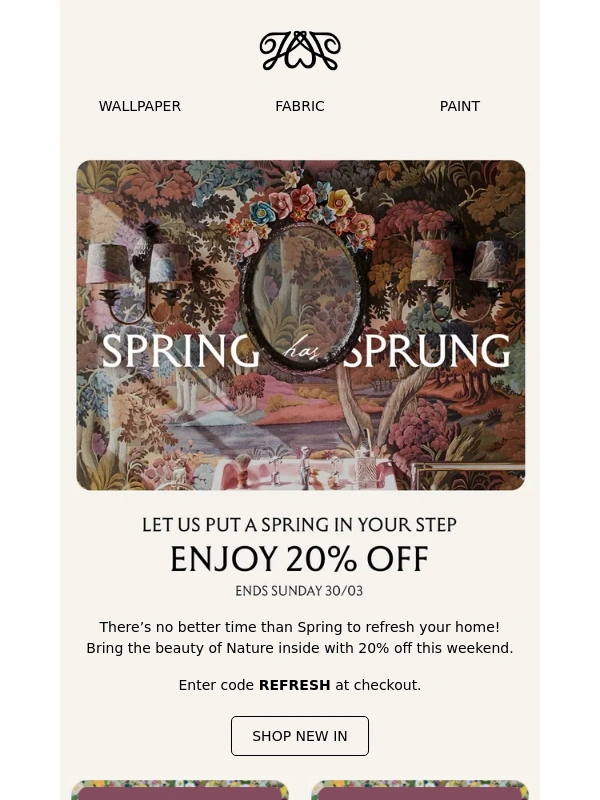 HOUSE OF HACKNEY - Which space will you refresh? 20% off this weekend