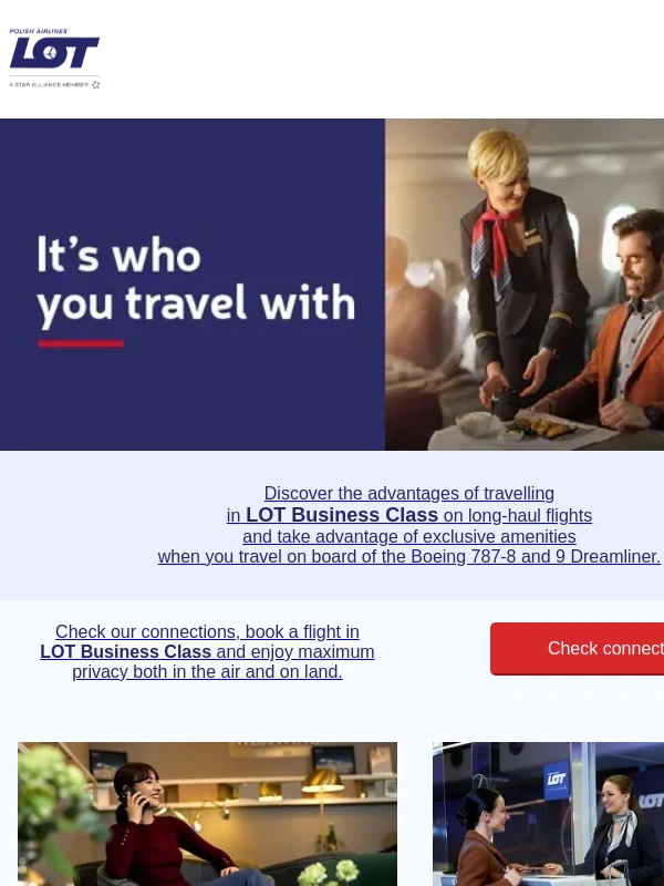 LOT - Your flight in LOT Business Class ✈️