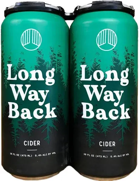Artifact - Long Way Back Cider 4-pack Cans 16 Oz (4 pack 16oz cans)
