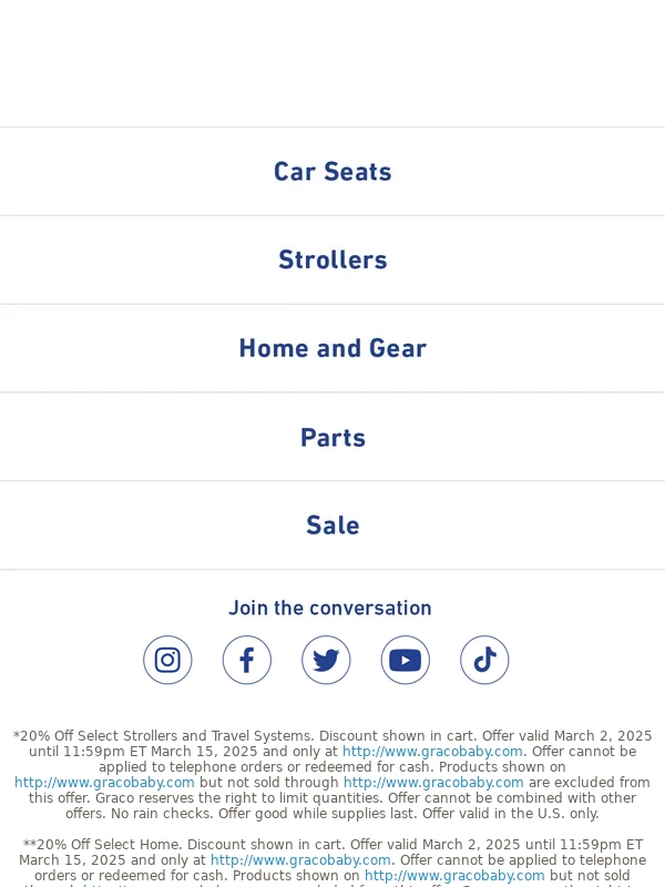 Graco - 20% Off Awaits!