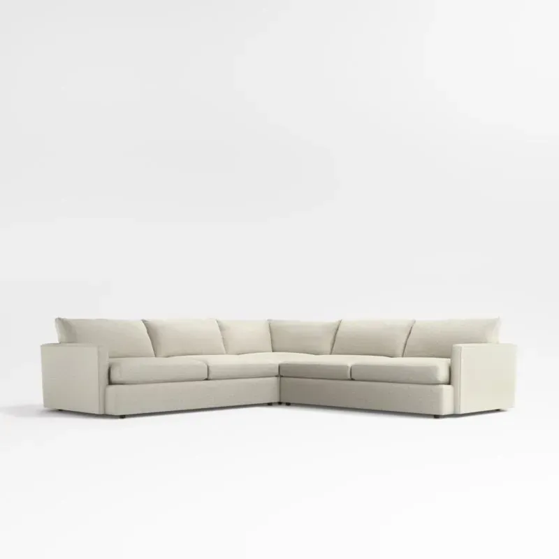 Lounge Deep 3-Piece L-Shaped Sectional Sofa