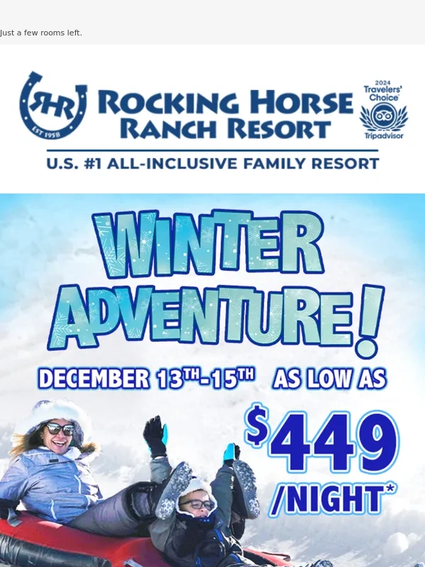 Rocking Horse Ranch - THIS WEEKEND: $150 OFF/NIGHT!