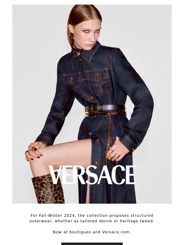 VERSACE - Fall Silhouettes: Coats and Boots