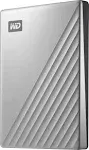 WD My Passport Ultra WDBC3C0010BSL 1 TB Portable Hard Drive - External - Silver