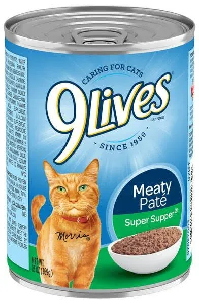 9Lives Meaty Pate Super Supper Cat Food
