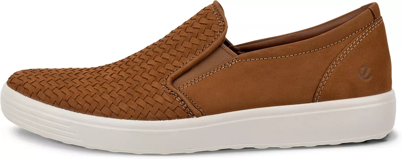 ECCO Soft 7 - Men's Nubuck Sneaker - Brown