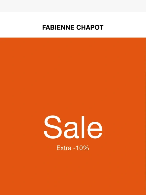 Fabienne Chapot - 10% extra | Ending tonight!