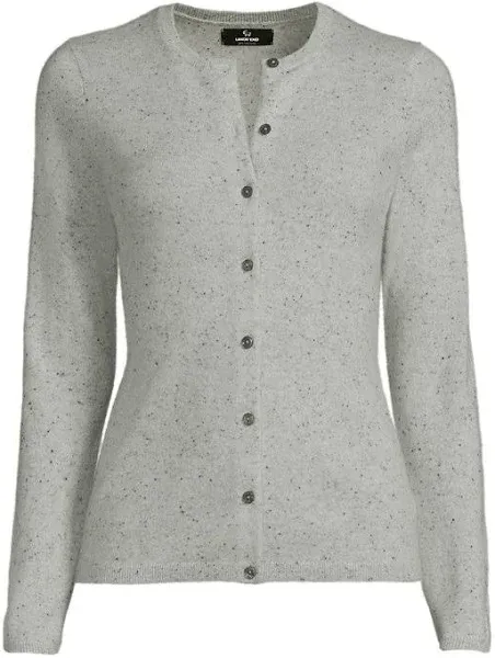 Lands' End Women's Cashmere Cardigan Sweater