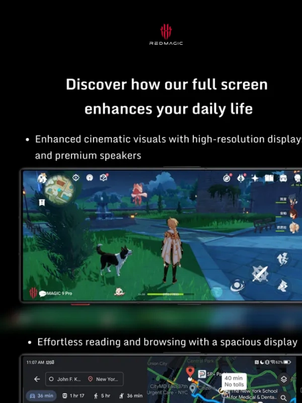 Red Magic - ?Maximize Your Daily Enjoyment with the REDMAGIC 9 Pro's Immersive Full Screen