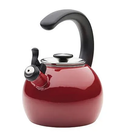 Circulon 2-Quart Whistling Teakettle with Flip-Up Spout