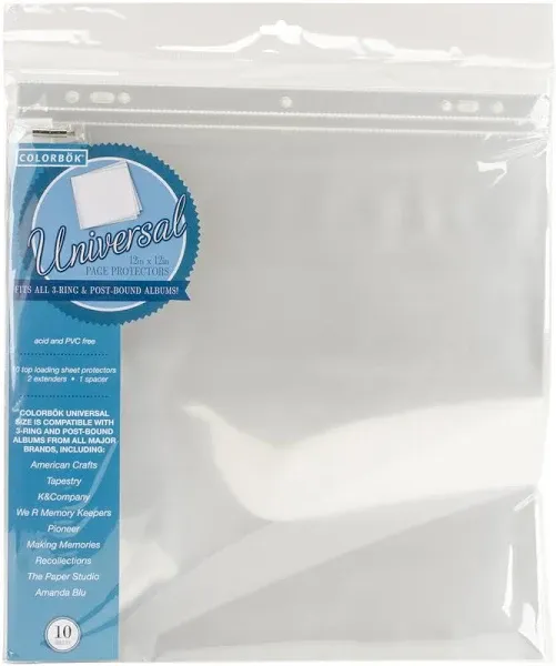 Colorbok Universal Refill Pages 12"X12" 10/Pkg