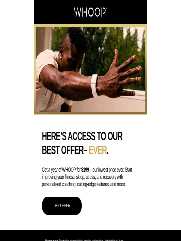Whoop - It’s time to save big on WHOOP