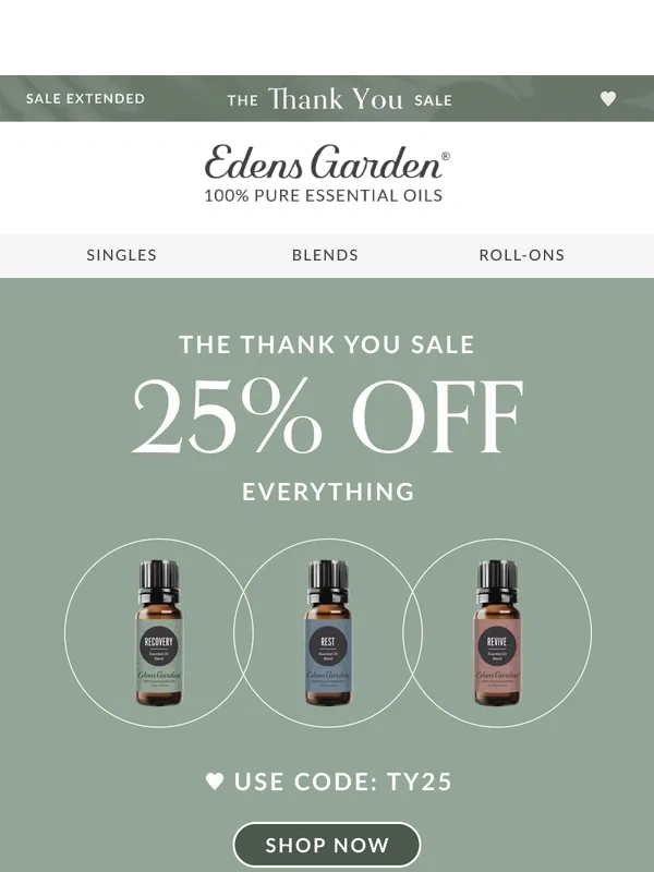 Edens Garden - Surprise,you get two more days! This Sale Is Just For You
