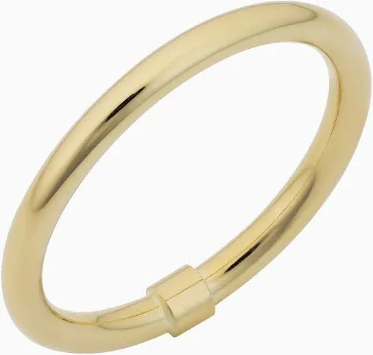 14K Yellow Solid Gold Stackable Everything Ring