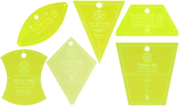 Missouri Star Quilt Co. 6 PC Small Templates Bundle