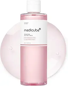 medicube PDRN Pink Peptide Toner I Pink Glow Toner for Skin Boosting, Soothing and Calming, Uneven Skin Tone, Rose PDRN & Peptide & Niacinamide, Korean Skin Care (250ml / 8.45 fl. oz.)