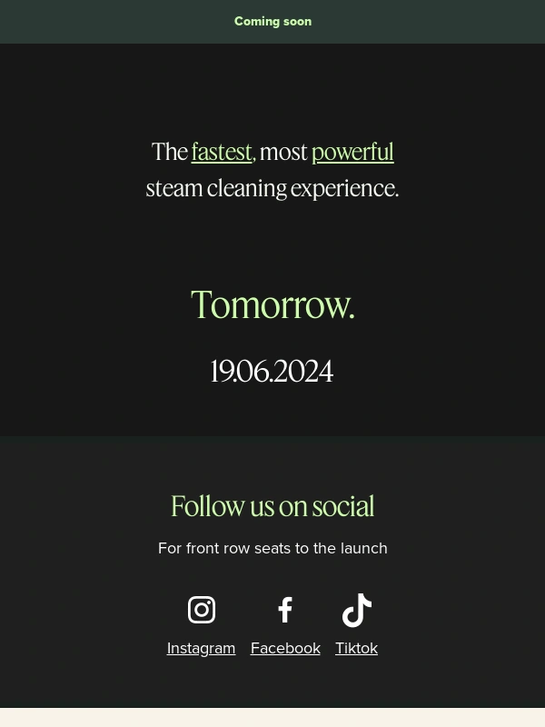Dupray - We have exciting news