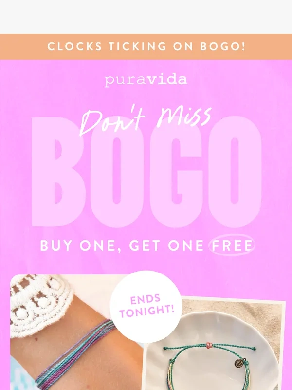 Pura Vida - PSA: Your Free Bracelet Deal is Almost Gone!