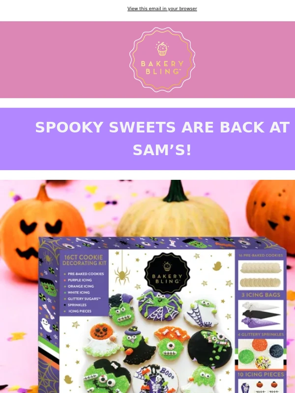 Sam's Club - Spooky Designer Cookie Kits Now at Sam's! ?