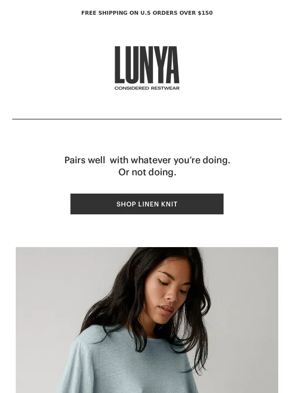 Lunya - LINEN KNIT IS IN