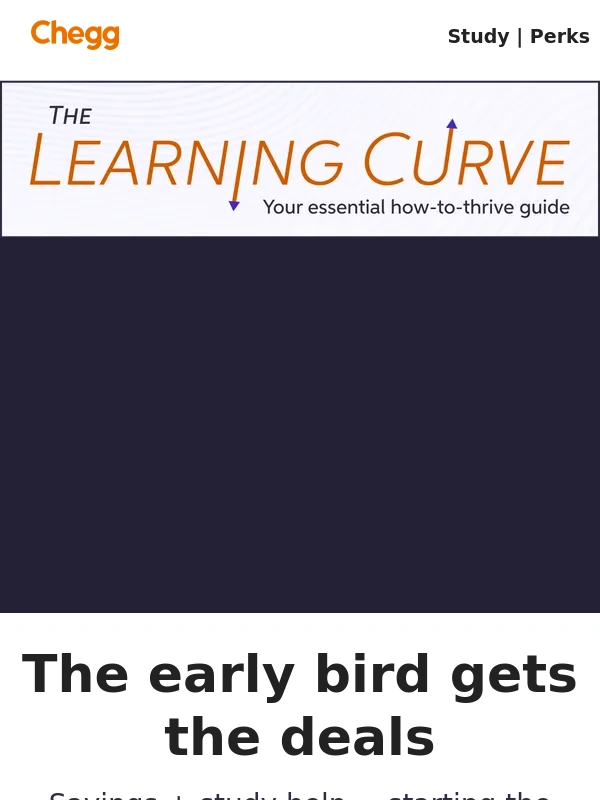 Chegg - Get 20% off study help this semester