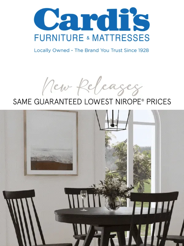 Cardi's Furniture - Save Up to $500 off + No Interest Financing* – For a Limited Time!