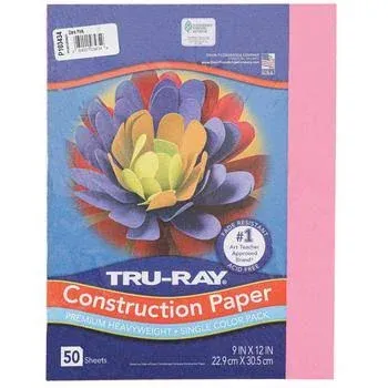 Tru-Ray Construction Paper 9x12" Dark Pink