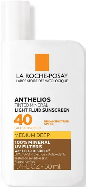 La Roche-Posay Anthelios Mineral Tinted Fluid Face Sunscreen SPF 40