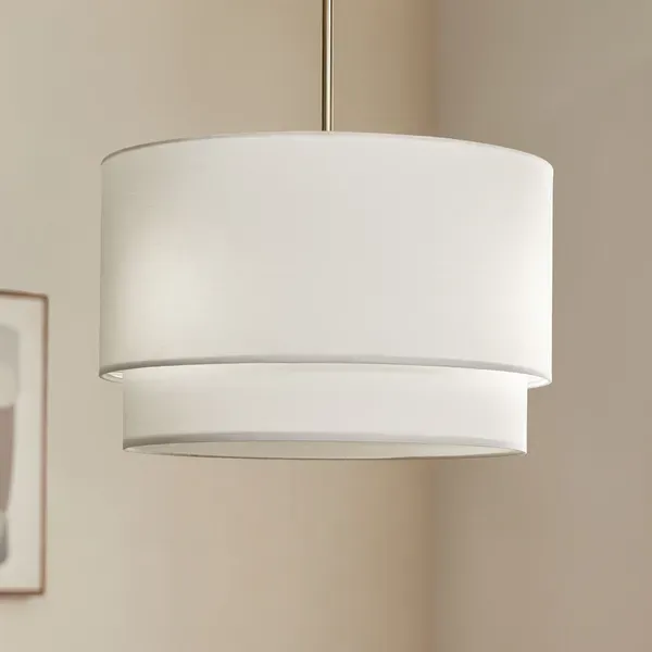 Article Zebu Linen Pendant Lamp
