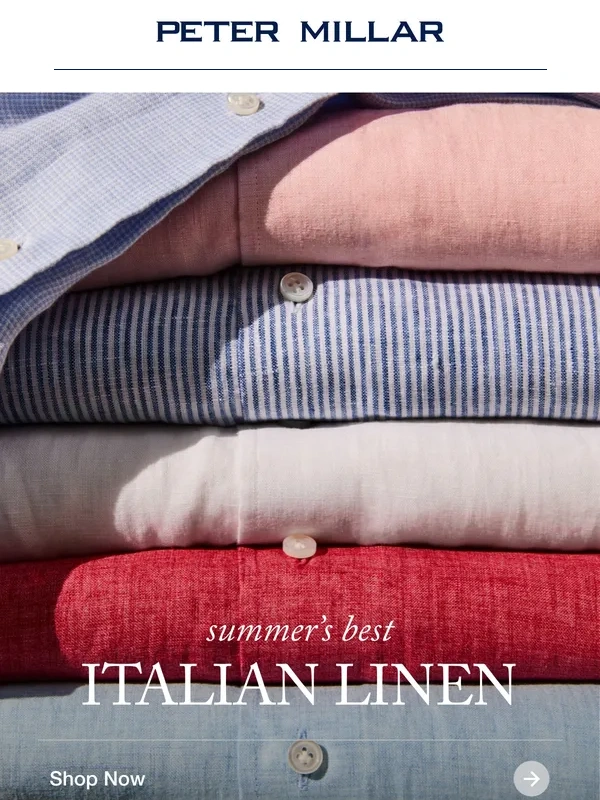 Peter Millar - Astino Linen—The Shirt Of The Season