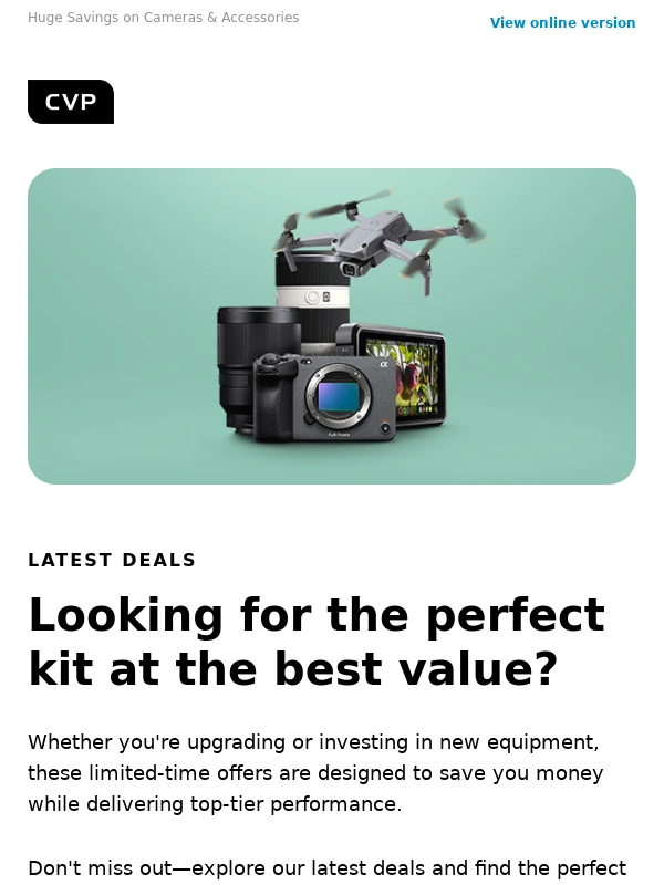 CVP - Essential Kit,Unbeatable Prices – Check out our latest deals
