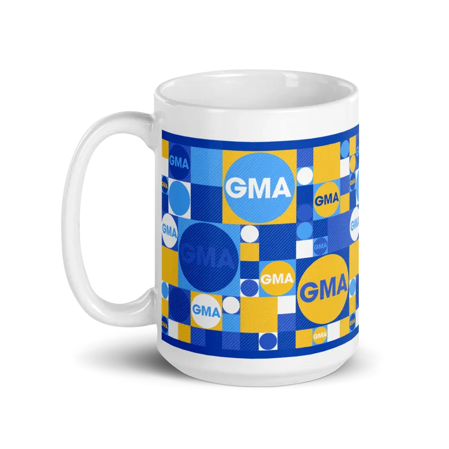 Good Morning America Tile White Mug - Made in the USA