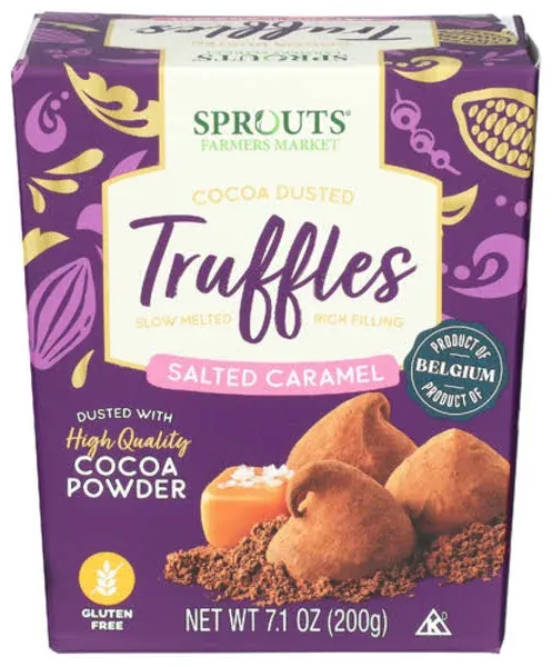 Sprouts Salted Caramel Dusted Truffles