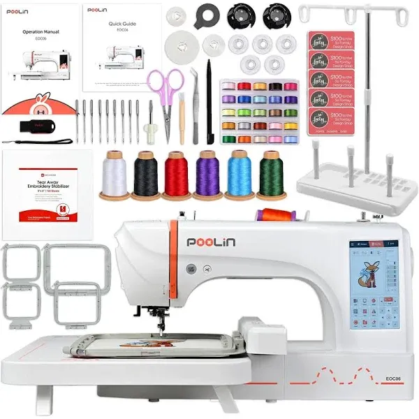 Poolin Eoc06 Computerized Embroidery Machine