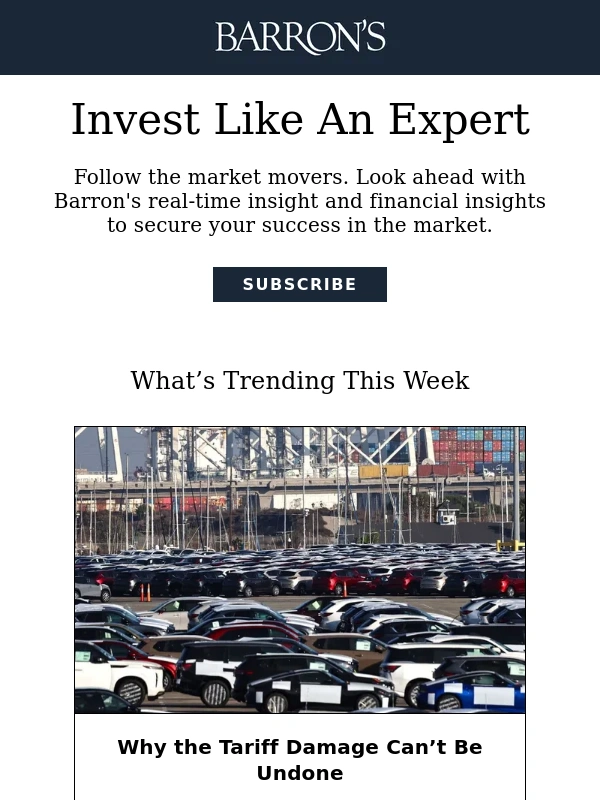 Barron's - Seize New Opportunities. Safeguard Your Assets