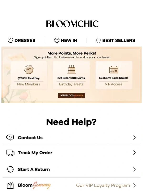 BloomChic - Spring Break Savings