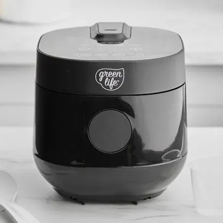 GreenLife 4-Cup Ceramic Nonstick Rice Oats and Grains Cooker