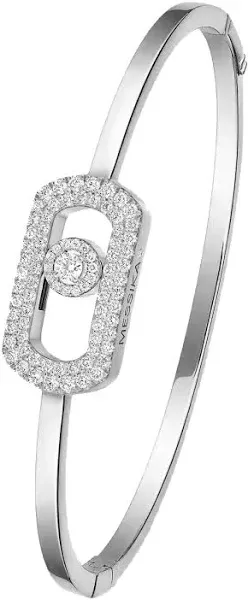 Messika Gold So Move Pavé 18ct Gold and 0.67ct Diamond Bangle