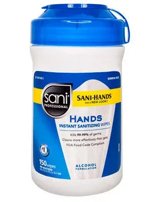 Sani Professional Hands Instant Sanitizing Wipes