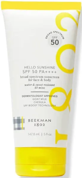 Beekman 1802 Hello Sunshine SPF 50 Sunscreen