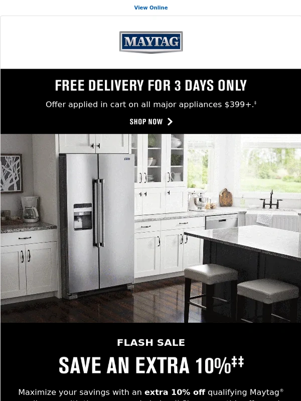 Maytag - Don’t miss these summer appliance savings!