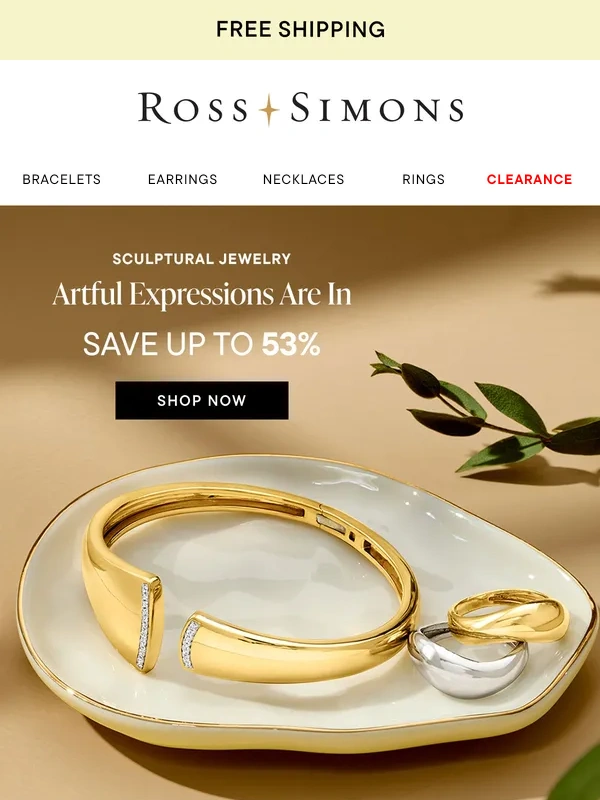 Ross Simons - On the It-List this summer: Sculptural jewelry ☀️