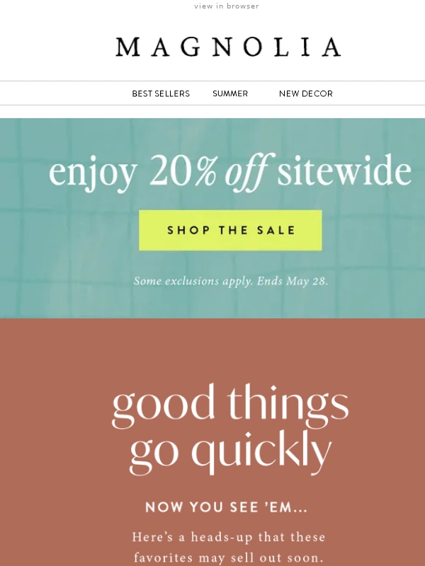 Magnolia Market - It’s on sale,now’s the time!