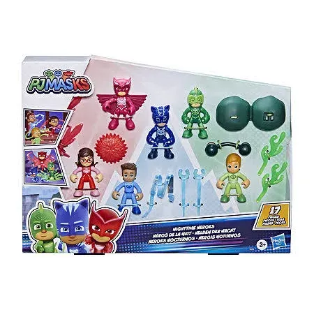 PJ Masks Nighttime Heroes Action Figure Set